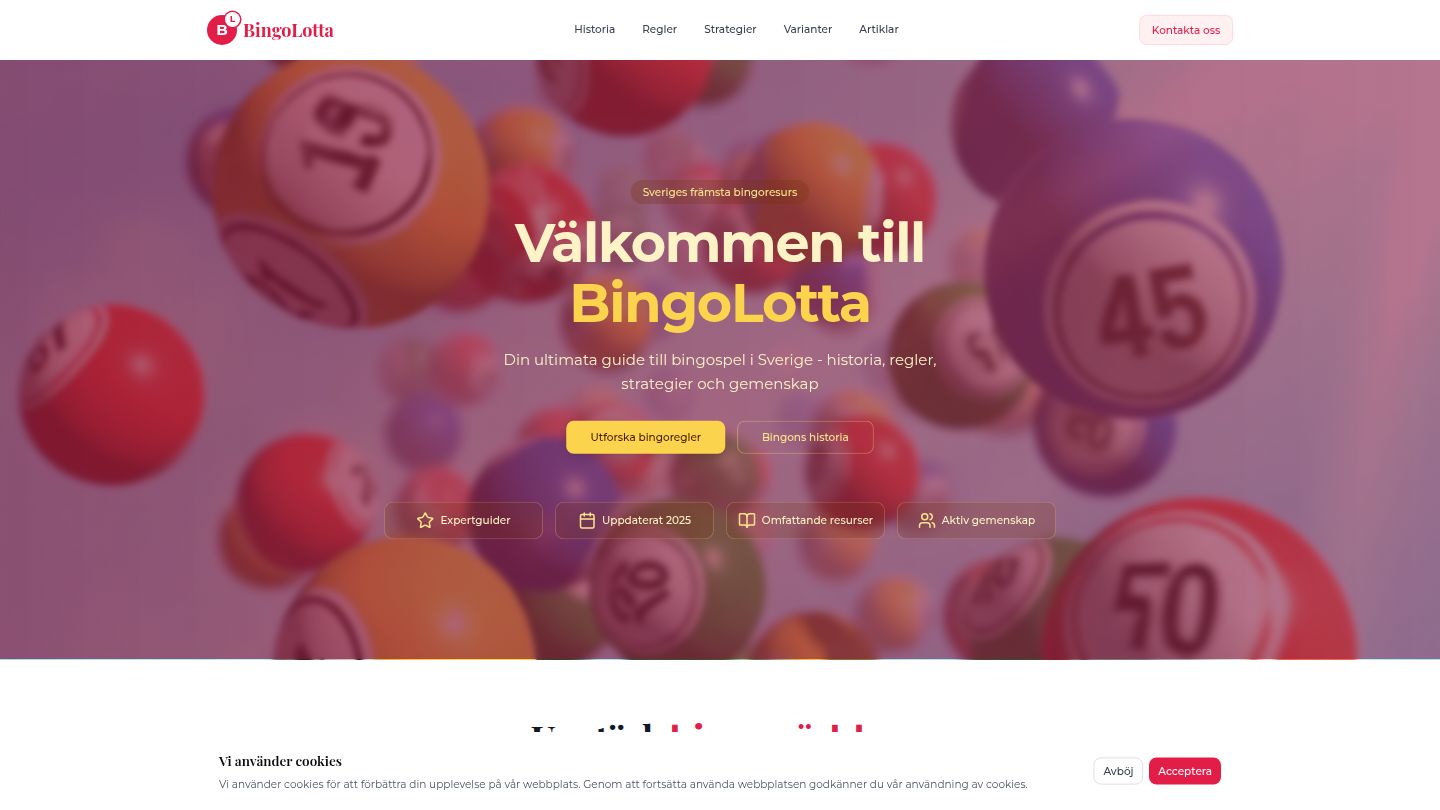 Online bingo utan svensk licens - Komplett guide